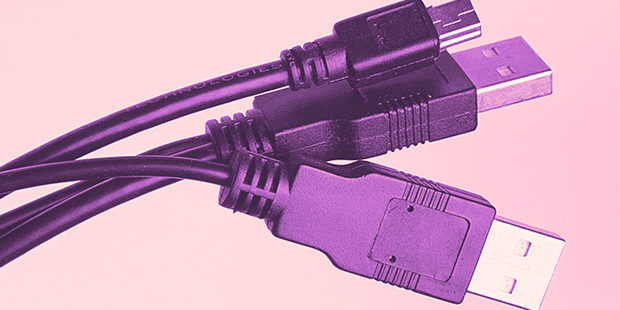 USB-A to A and Mini-B